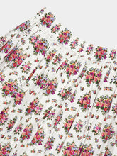 Dolce & Gabbana Floral Bouquet Cotton Midi Skirt