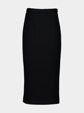 Dolce & Gabbana Black Wool Pencil Skirt