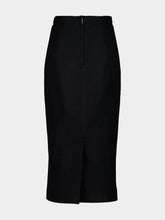 Dolce & Gabbana Black Wool Pencil Skirt