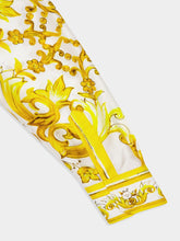 Dolce & Gabbana Majolica Print Silk Twill Shirt