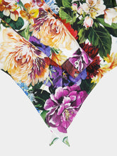 Dolce & Gabbana Floral Bouquet Poplin Tie Shirt