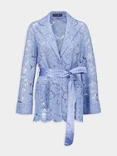 Dolce & Gabbana Floral Cordonetto Lace Pajama Shirt