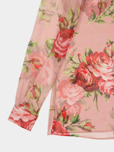Dolce & Gabbana Rose Bouquet Silk Shirt