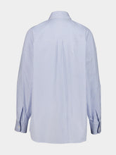 Dolce & Gabbana Blue Striped Poplin Shirt