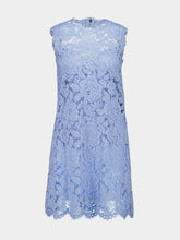 Sleeveless Floral Lace A-Line Dress