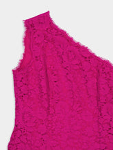 Dolce & Gabbana Pink Floral Cordonetto Lace Minidress