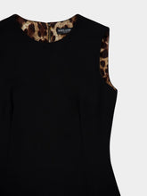Dolce & Gabbana Black Virgin Wool Sleeveless Mini Dress