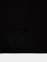 Dolce & Gabbana Black Crêpe Organza Bodycon Dress