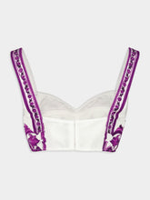 Dolce & Gabbana Majolica-Print Cropped Cotton Top