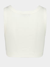 Dolce & Gabbana Natural White Cropped Tank Top