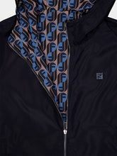Fendi Blue Reversible Nylon Fendinity Jacket