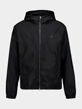 Fendi Black Technical Fabric Hooded Blouson Jacket