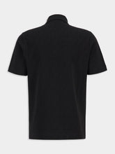 Black FF Jacquard Cotton Polo Shirt