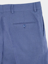 Fendi Light Blue FF Jacquard Linen Bermuda Shorts