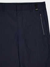 Fendi Blue Technical Cotton Trousers