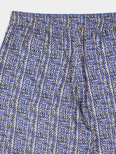 Fendi Blue FF Silk Short Trousers