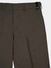 Fendi Cypress Green Wool Trousers