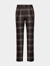 Fendi Brown Tartan Trousers