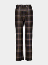 Fendi Brown Tartan Trousers