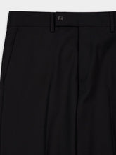 Fendi Black Wool Cigarette Trousers
