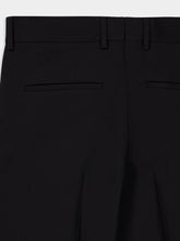 Fendi Black Wool Cigarette Trousers