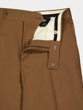 Fendi Rust Wool Cigarette Trousers