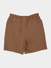 Fendi Light Brown Linen Bermuda Shorts