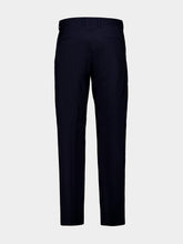 Fendi Dark Blue Wool Tailored Trousers