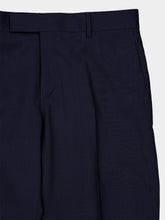 Fendi Dark Blue Wool Tailored Trousers