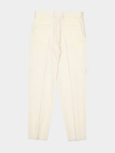 Fendi Beige Wool Gabardine Tailored Trousers