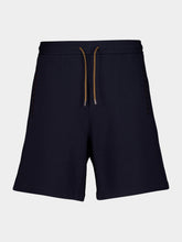 Fendi Navy Blue Cotton Bermuda Shorts