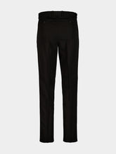 Fendi Black Straight-Leg Wool Trousers