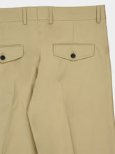Fendi Beige Cotton Tailored Trousers