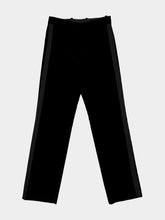 Fendi Black Cotton Velvet Tailored Trousers