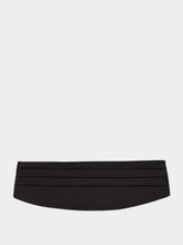 Dolce & Gabbana Black Silk Satin Cummerbund
