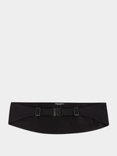 Dolce & Gabbana Black Silk Satin Cummerbund