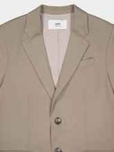 Ami Paris Taupe Designer Blazer