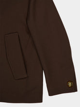 Ami Paris Brown Short Belted Coat