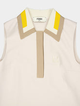 Fendi Beige Cotton Sleeveless Dress