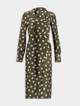 Fendi Green Printed Silk Dress