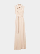 Fendi Champagne Silk Long Dress