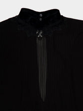 Fendi Black Silk Georgette Maxi Dress