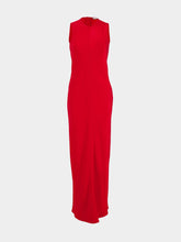 Ami Paris Poppy Red Long Straight Dress
