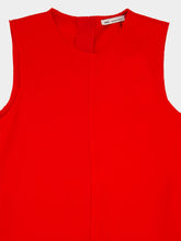 Ami Paris Poppy Red Long Straight Dress
