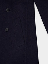 Fendi Navy Double-Breasted Coat