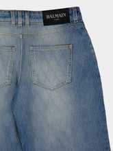 Balmain Blue Diamond Straight-Fit Denim Jeans
