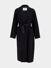 Fendi FF Black Wool Coat