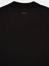 Fear Of God Black Cotton Logo Print T-Shirt