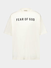 Fear Of God Cream Cotton Logo Print T-Shirt