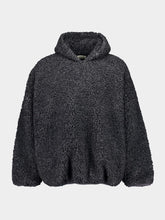 Fear Of God Vintage Black Polar Fleece Faux Fur Sweatshirt
